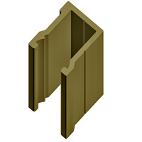 Алюминиевый багет потолочный ap-001