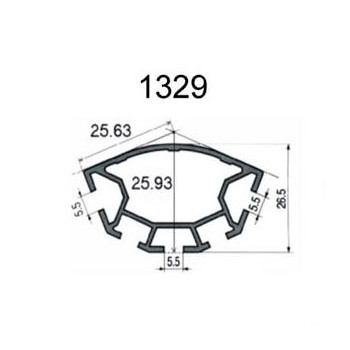 Стойка 135° на 5 пазов