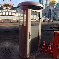 Кабина охраны цилиндрическая Визор 1