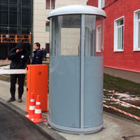 Кабина охраны цилиндрическая Визор 2