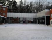 Входная группа из алюминиевого профиля фото 2